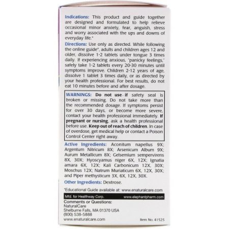 (image for) NaturalCare Anxiety Relief 120 Sublingual Tablets