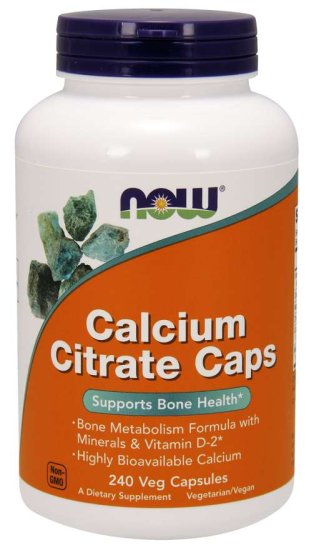 (image for) Calcium Citrate Caps - 240 Vcaps