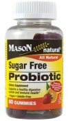 Mason Natural Sugar Free Probiotic Gummies 60 ct