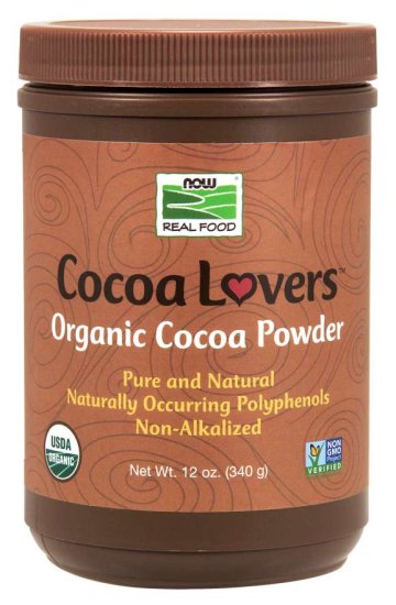 (image for) Now Foods Cocoa Powder Certified Organic - 12 oz