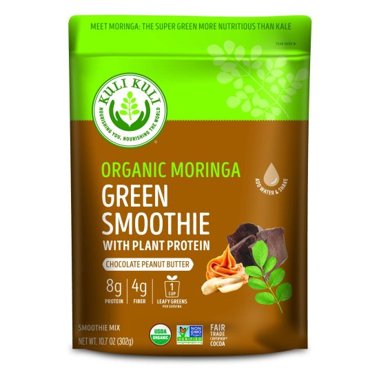 (image for) Kuli Kuli Moringa Green Smoothie Chocolate Peanut Butter 10.7 oz