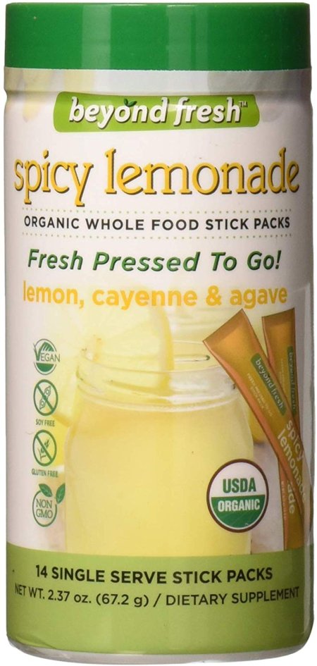 (image for) Beyond Fresh Spicy Lemonade Lemon Cayenne Agave 14 Single Serve