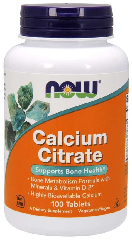 (image for) Calcium Citrate - 100 Tablets