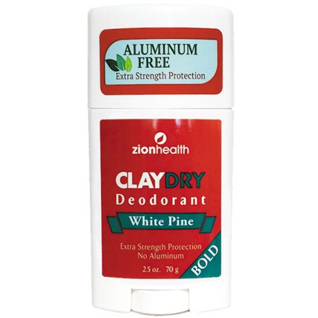 (image for) Zion Health Clay Dry Deodorant Sink White Pine 2.5oz