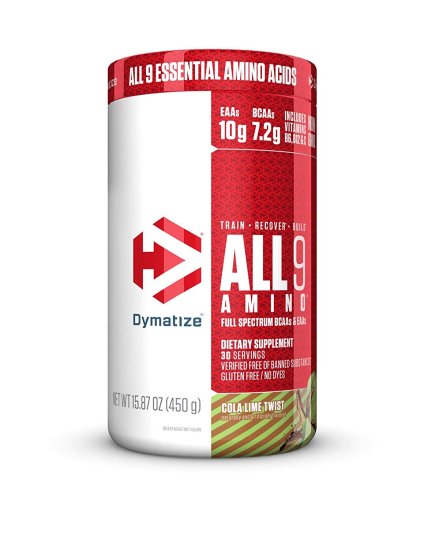 (image for) Dymatize All 9 Amino Cola Lime Twist 30 Servings