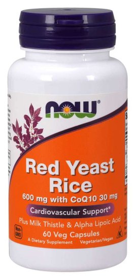 (image for) Red Yeast Rice 600 mg with CoQ10 30 mg - 60 Veg Capsules