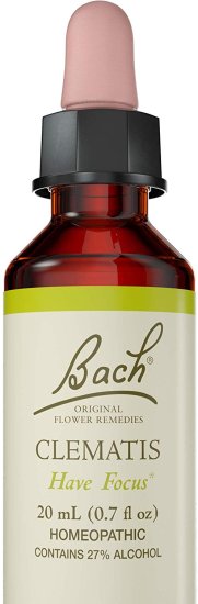 (image for) Bach Original Flower Remedy Dropper, 20 ml, Clematis Flower