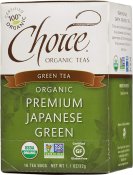 Choice Organic Teas Green Tea Premium Japanese Green 16 Bags