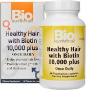 Bio Nutrition Healthy Hair with Biotin 60 ct