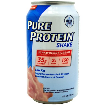 (image for) Pure Protein Strawberry Cream 11 oz 12 ct