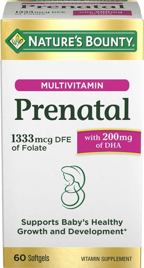 (image for) Nature\'s Bounty Prenatal Multivitamin 60 Count