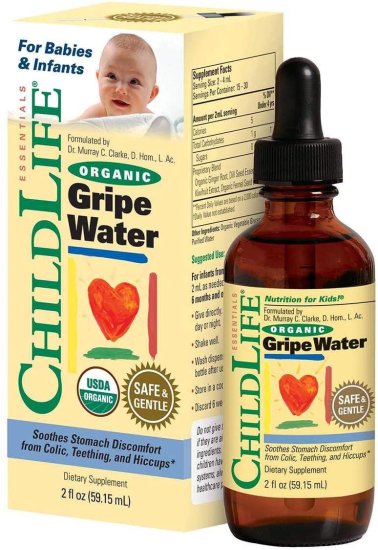 (image for) ChildLife Organic Gripe Water for Babies & Infants 2 Fl Oz