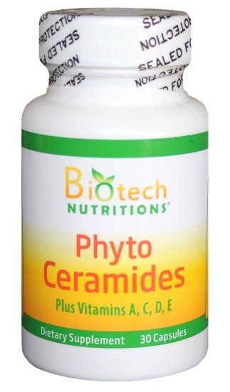 (image for) Biotech Nutritions Phytoceramides with Vitamins 30 Vege Capsules