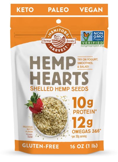 (image for) Manitoba Harvest Hemp Hearts Shelled Hemp Seeds 16oz