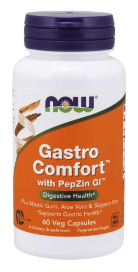 (image for) Now Foods Gastro Comfort With Pepzin Gi 60 Vcaps