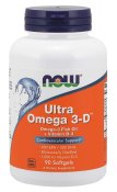 (image for) Now Foods Ultra Omega 3-D Softgels 90 Fsg