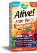 Nature's Way Alive Max3 Daily Multi-Vit w/o Iron 60 Tabs