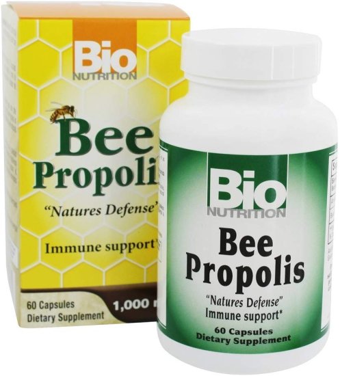 (image for) Bio Nutrition Bee Propolis 1000 mg 60 ct