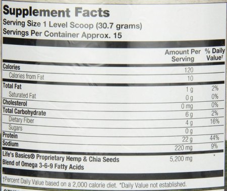 (image for) Lifetime Vitamins Plant Protein Unsweetened Vanilla 1.1 lb