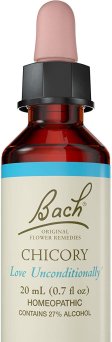 Bach Original Flower Remedy Dropper, 20 ml, Chicory Flower