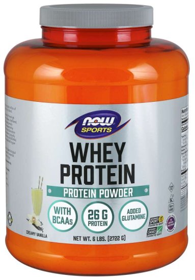 (image for) Now Foods Whey Protein Vanilla 6 lb