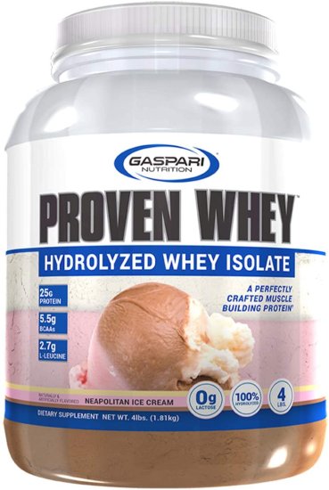 (image for) Gaspari Nutrition Proven Whey Neapolitan 4 lbs