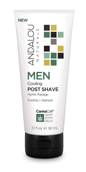 (image for) Andalou Naturals Men Cooling Post Shave with CannaCell 3.1 oz