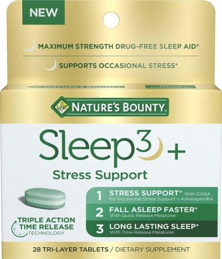 (image for) Nature's Bounty Sleep3 + Stress Support 28ct