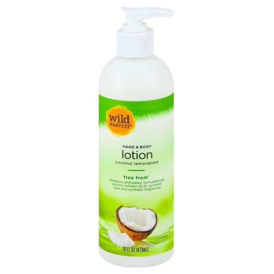 (image for) Wild Harvest Hand & Body Lotion Coconut Lemongrass 16oz