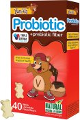 YumVs Probiotic + Prebiotic Fiber White Chocolate Bears 40ct