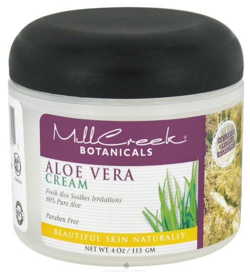 (image for) Mill Creek 80% Aloe Vera Creme - 4 Oz