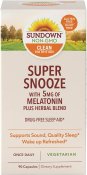 Sundown Naturals Super Snooze Melatonin 90 Count