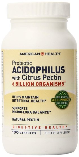 (image for) American Health Probiotic Acidophilus with Pectin 100 ct