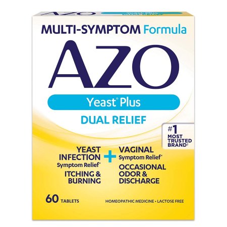 (image for) Azo Yeast Plus Multi-Benefit Formula 60 Tablets