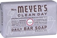 Mrs. Meyer's Clean Day Lavendar Scent Bar Soap 5.3 oz