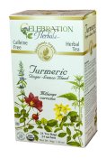 Celebration Herbals Organic Turmeric Ginger Lemon Blend 24 Bags