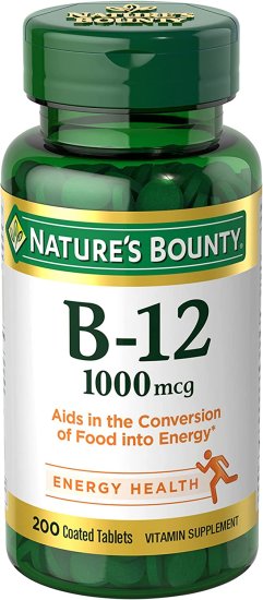 (image for) Nature\'s Bounty B-12 1,000 mcg 200 Count