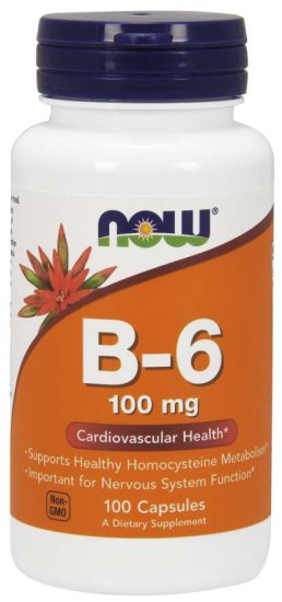 (image for) Now Foods B-6 100 mg 100 Vcaps