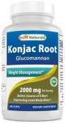 Best Naturals Konjac Root 2000mg 180 Count