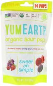 Yummy Earth Organic Lollipops Super Sour 3oz