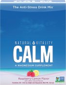 Natural Vitality Calm Raspberry Lemon 30 Count