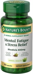 (image for) Nature's Bounty Mental Fatigue and Stress Relief 30 Count