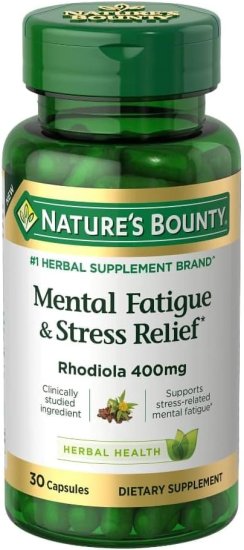 (image for) Nature\'s Bounty Mental Fatigue and Stress Relief 30 Count