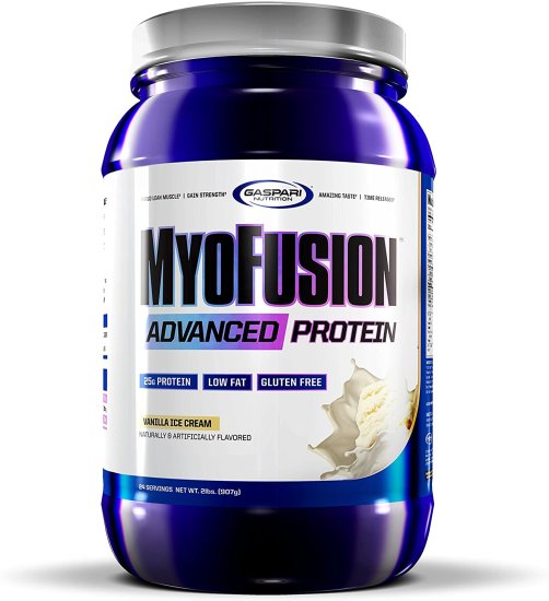 (image for) Gaspari Nutrition MyoFusion Advanced Protein Vanilla 2 lbs