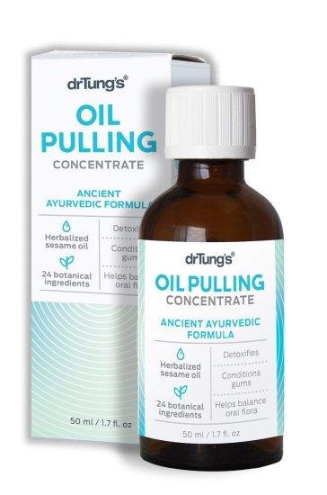 (image for) DrTung\'s Oil Pulling Concentrate Authentic Ayurvedic Formula 1.7 oz