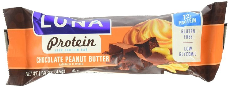 (image for) Clif Bar Luna Protein Bar Chocolate Peanut Butter 2 oz