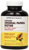 American Health Original Papaya Enzyme 600 Chewable Tablets