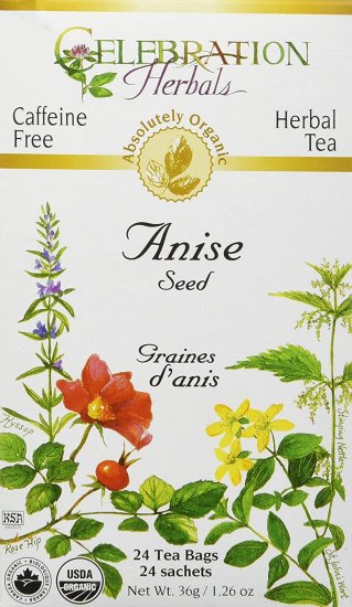 (image for) Celebration Herbals Organic Organic Anise Seed Tea 24 Bags