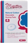 Maxim Hygiene Cotton Disposable Nursing Pads 30 count