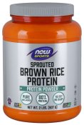 NOW Sports Sprouted Brown Rice Protein Powder 2 lbs